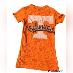 TENNESSEE VOLUNTEERS ORANGE BURNOUT TEE SIZE- L